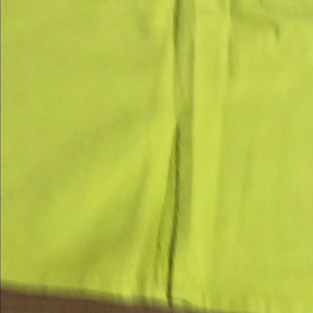 Garnet Hill Denim Lemon Lime Colored Skirt size 10 - Picture 7 of 16
